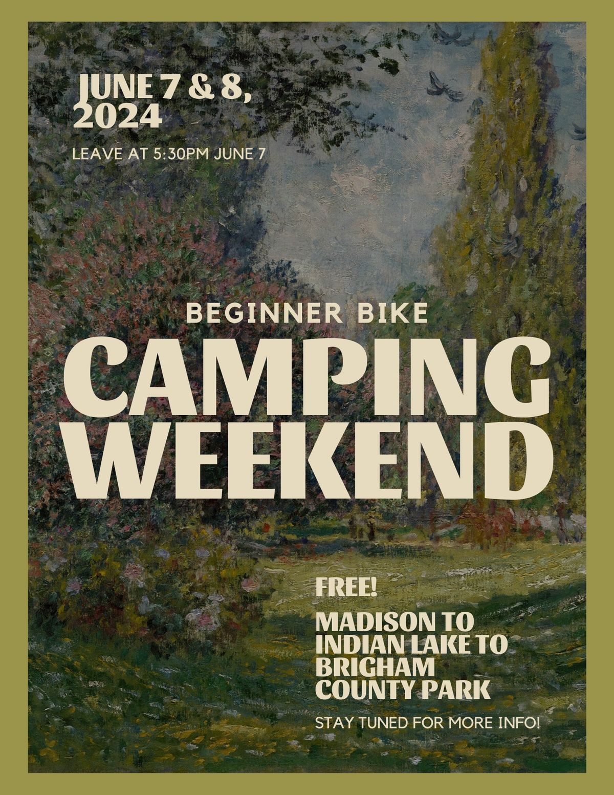 Beginning Bike Camping Weekend