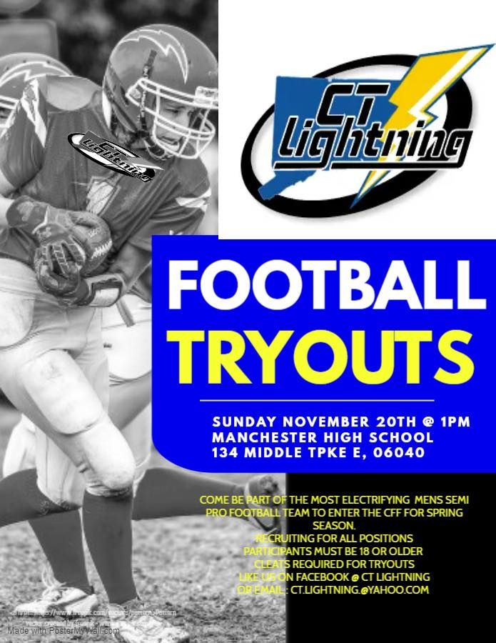 Ct Lightning Tryouts, Manchester High School (connecticut), 20 November 