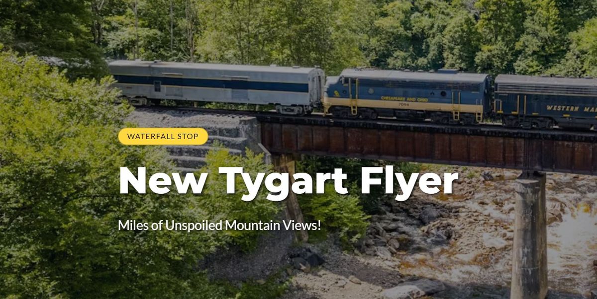 Take a trip to ride the New Tygart Flyer Scenic Railroad