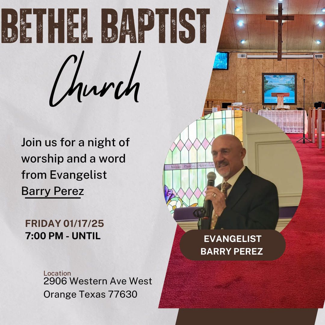 Evangelist Barry Perez 