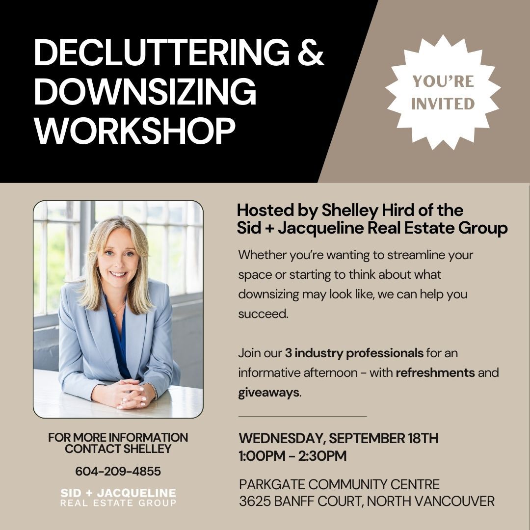 DECLUTTERING & DOWNSIZING WORKSHOP