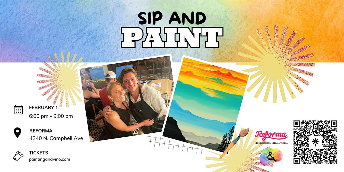 Mount Lemmon Sunrise Paint and Sip at Reforma