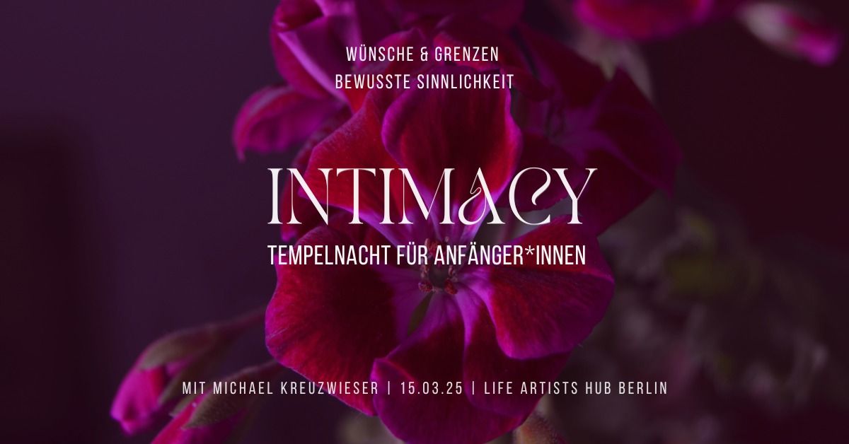 INTIMACY - Tempelnacht f\u00fcr Anf\u00e4nger*innen - M\u00e4rz