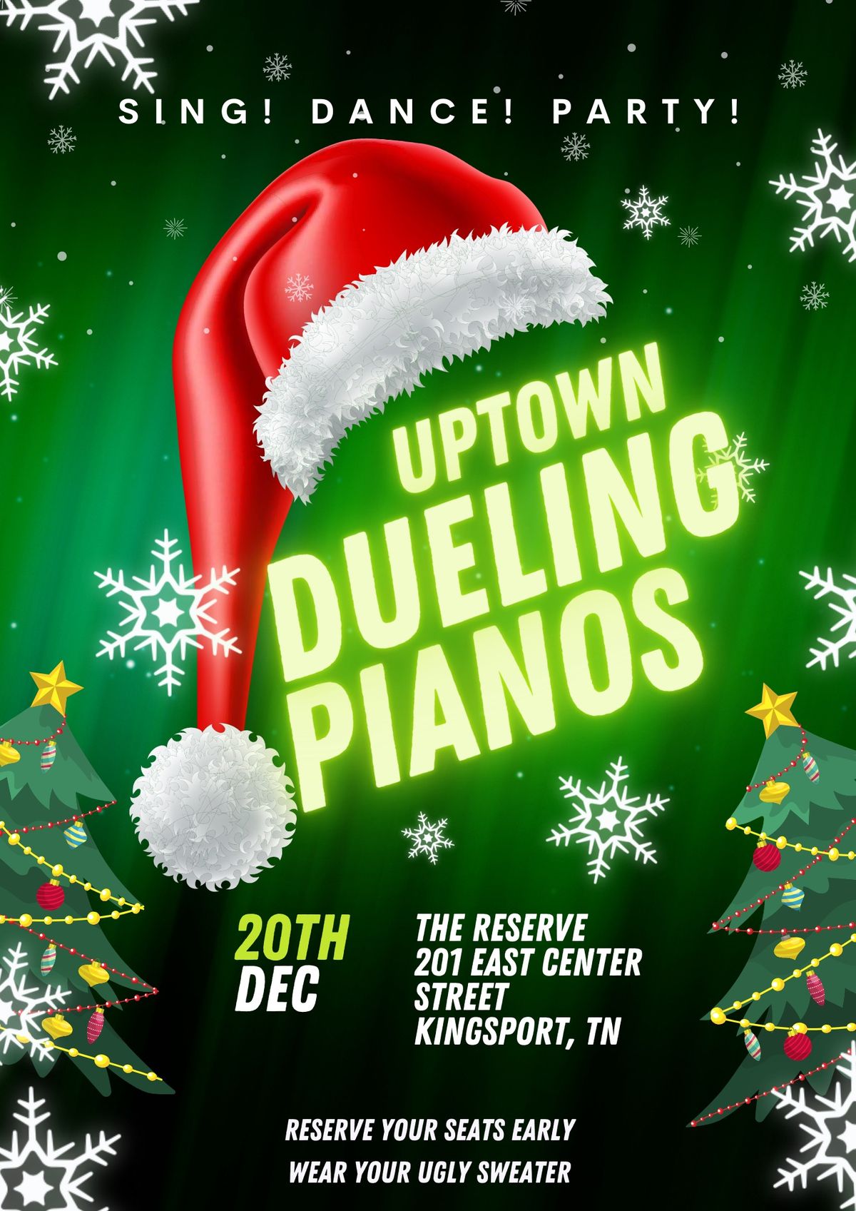 Uptown Dueling Pianos LIVE at The Reserve (Kingsport, TN)