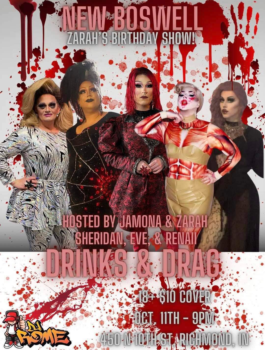 Drinks & Drag: Halloween Party! 