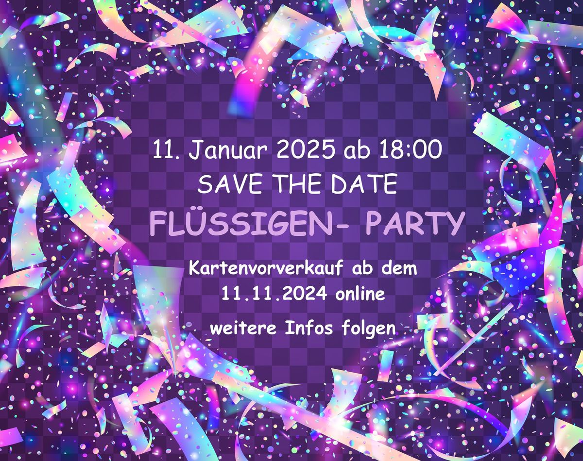 Fl\u00fcssigen Party