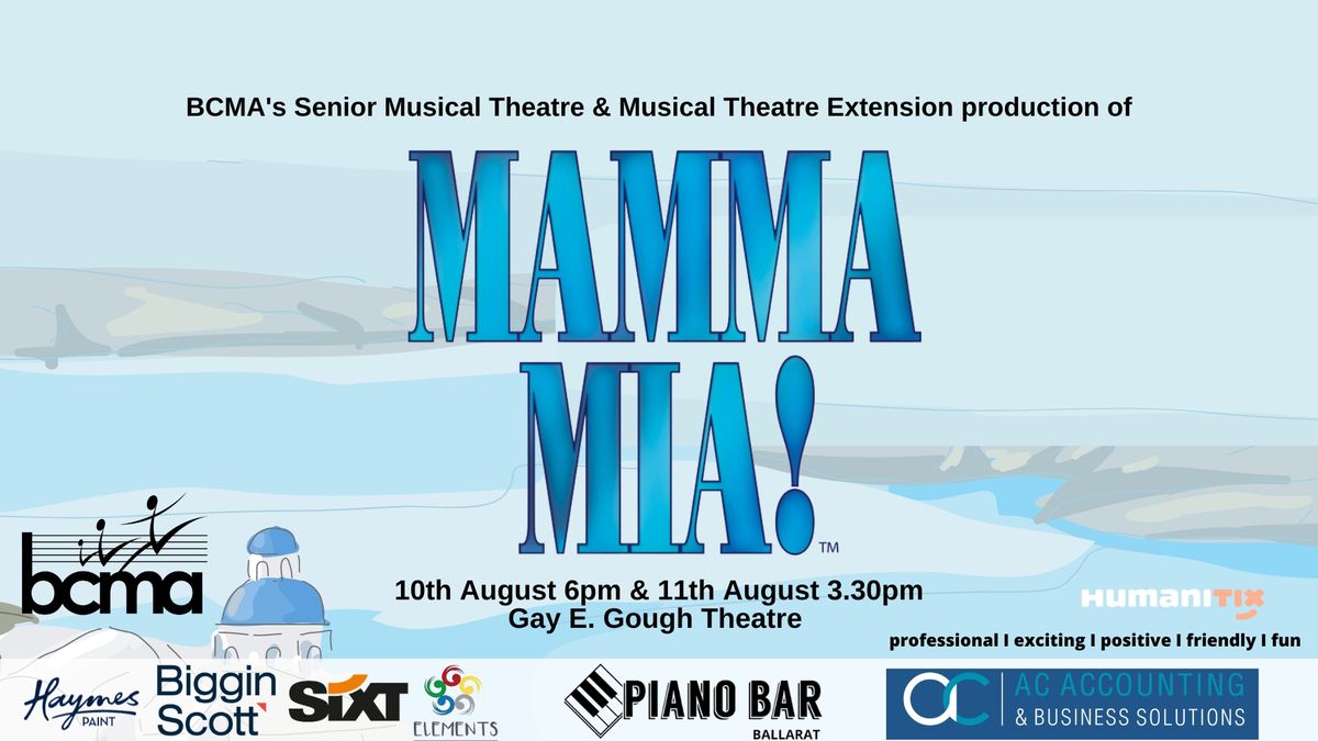 Mamma Mia: Senior Musical Theatre and Musical Theatre Extension Students