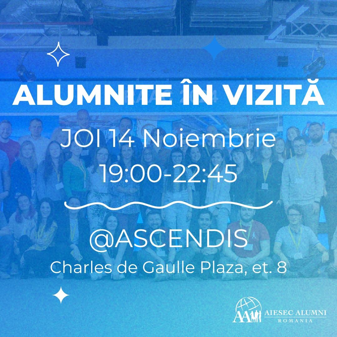 ALUMNite \u00een Vizit\u0103 la Ascendis - 14 Noiembrie 2024