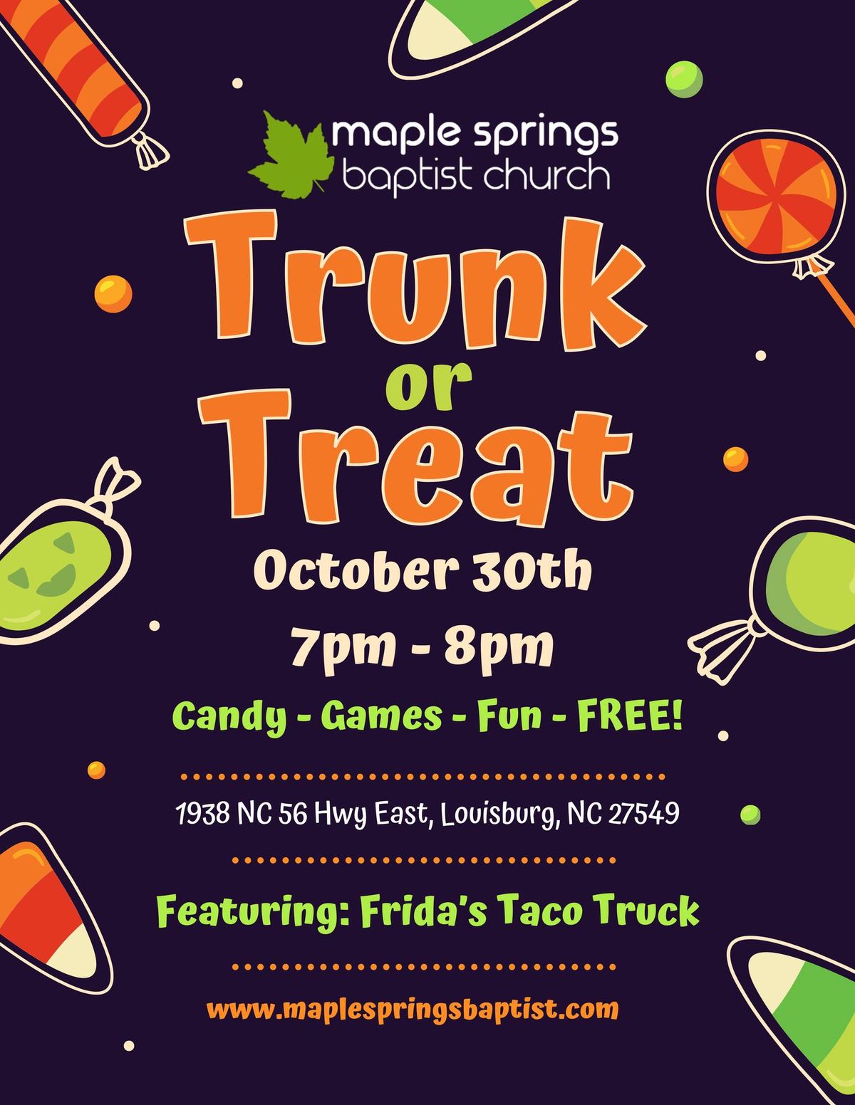 Trunk or Treat