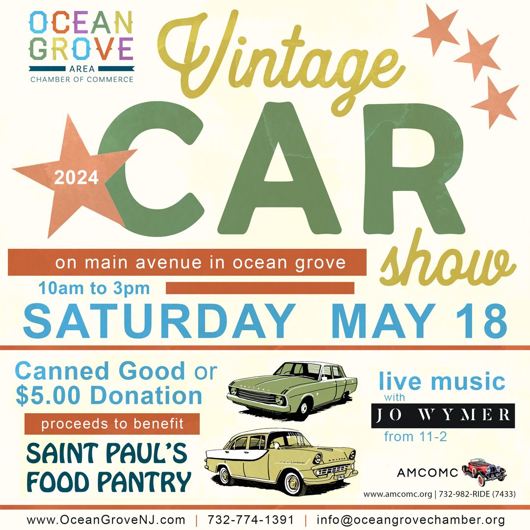 Ocean Grove's Vintage Car Show fundraiser