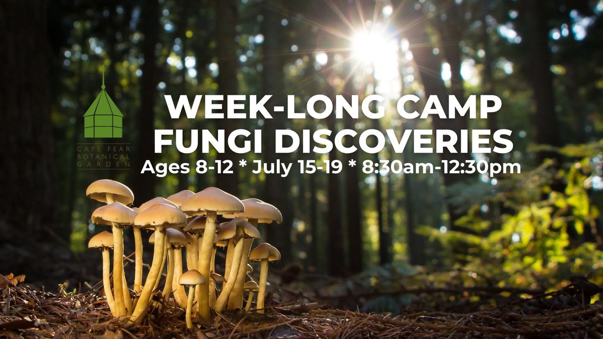 Week-Long Adventures Camp at the Garden: Fungi Discoveries (Ages 8-12)