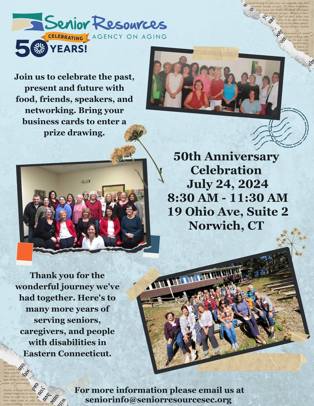 Senior Resources 50th Anniversary Celebration!