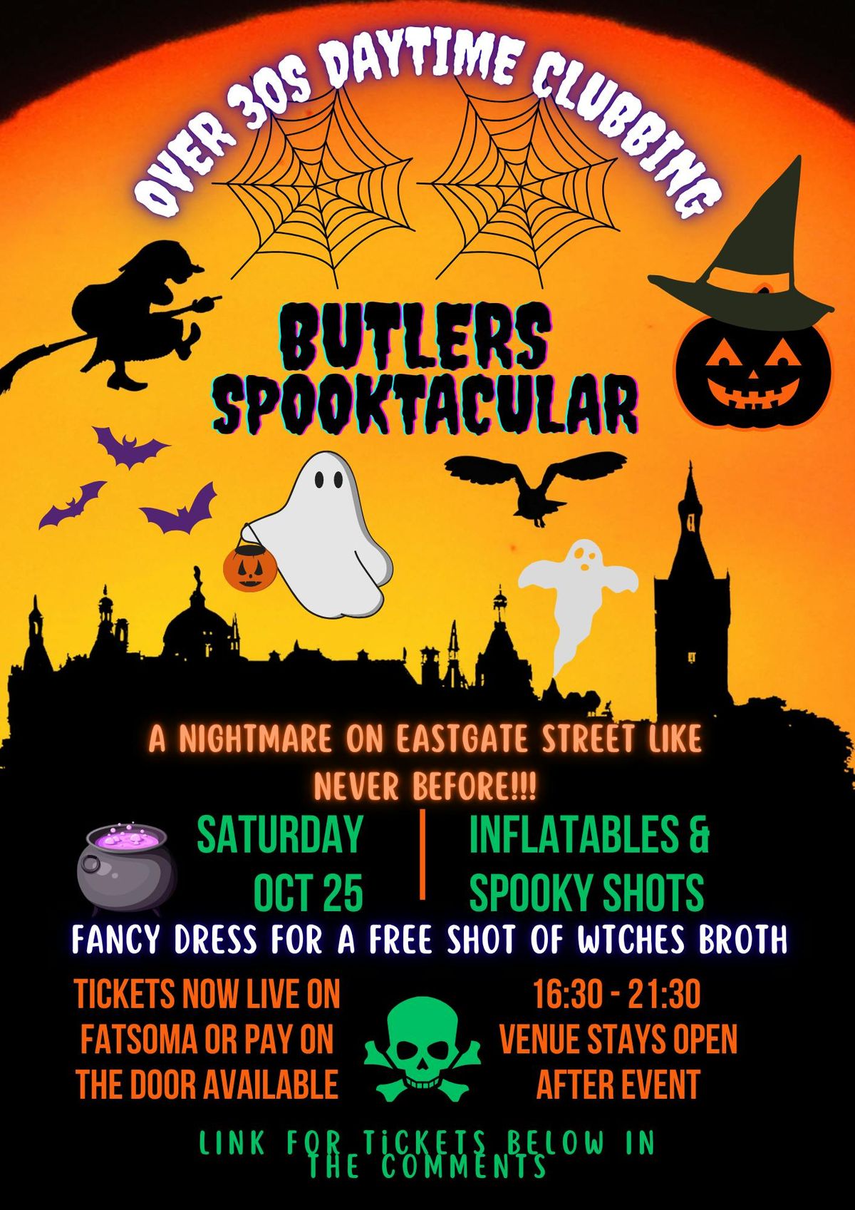 Over 30s Halloween Spooktacular