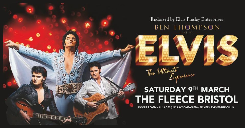 Ben Thompson as ELVIS at The Fleece, Bristol 09\/03\/23