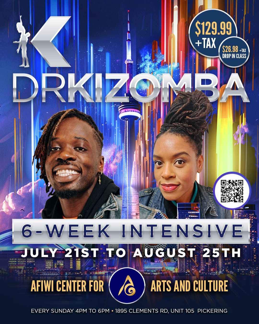 6 WEEK KIZOMBA INTENSIVE IN TORONTO WITH DR. KIZOMBA