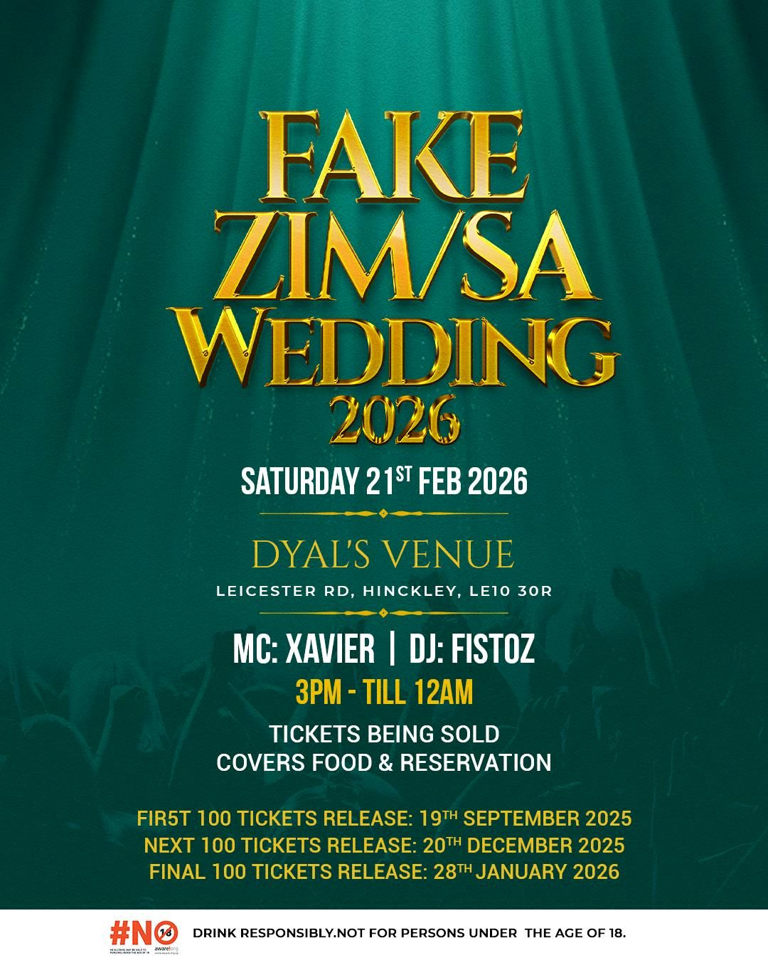 Our Fake Zim\/SA wedding 