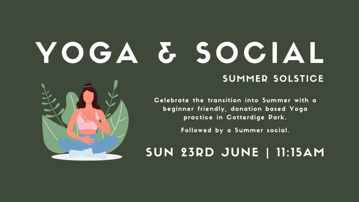 Yoga in the Park - Summer Solstice Social