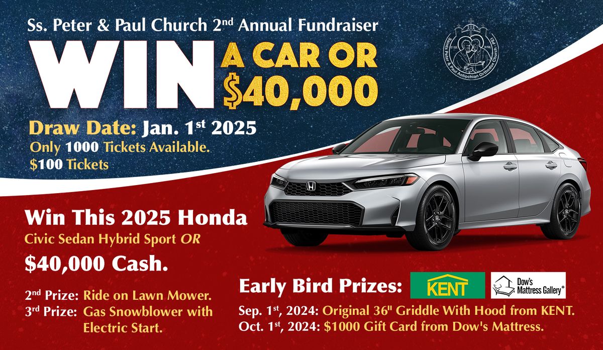 Ss. Peter & Paul Church Annual Fundraiser 2024