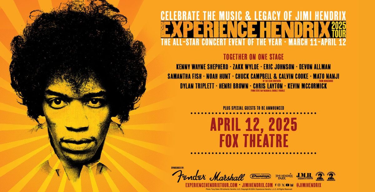 Experience Hendrix at the Fox Theatre