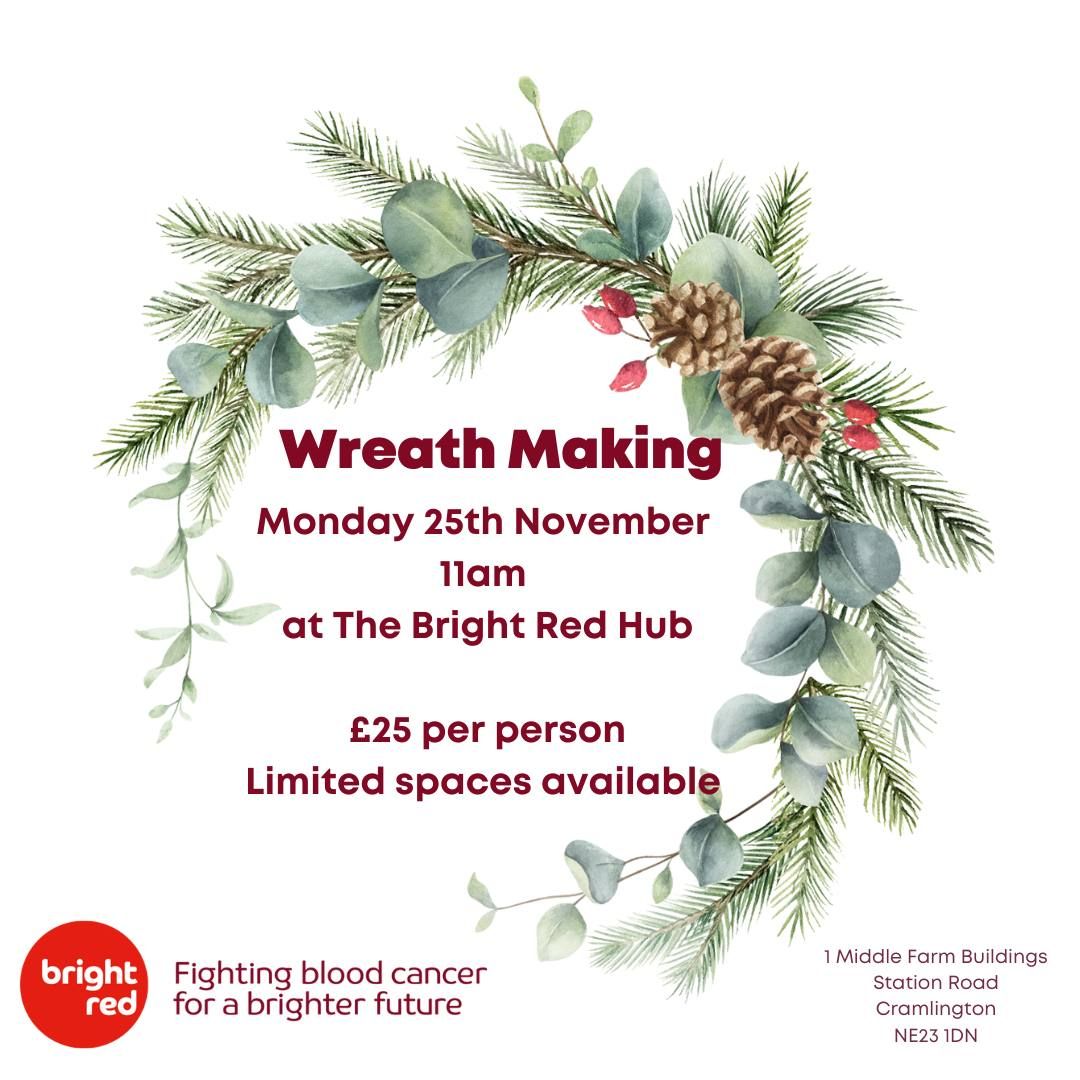 Wreath Making at The Bright Red Hub