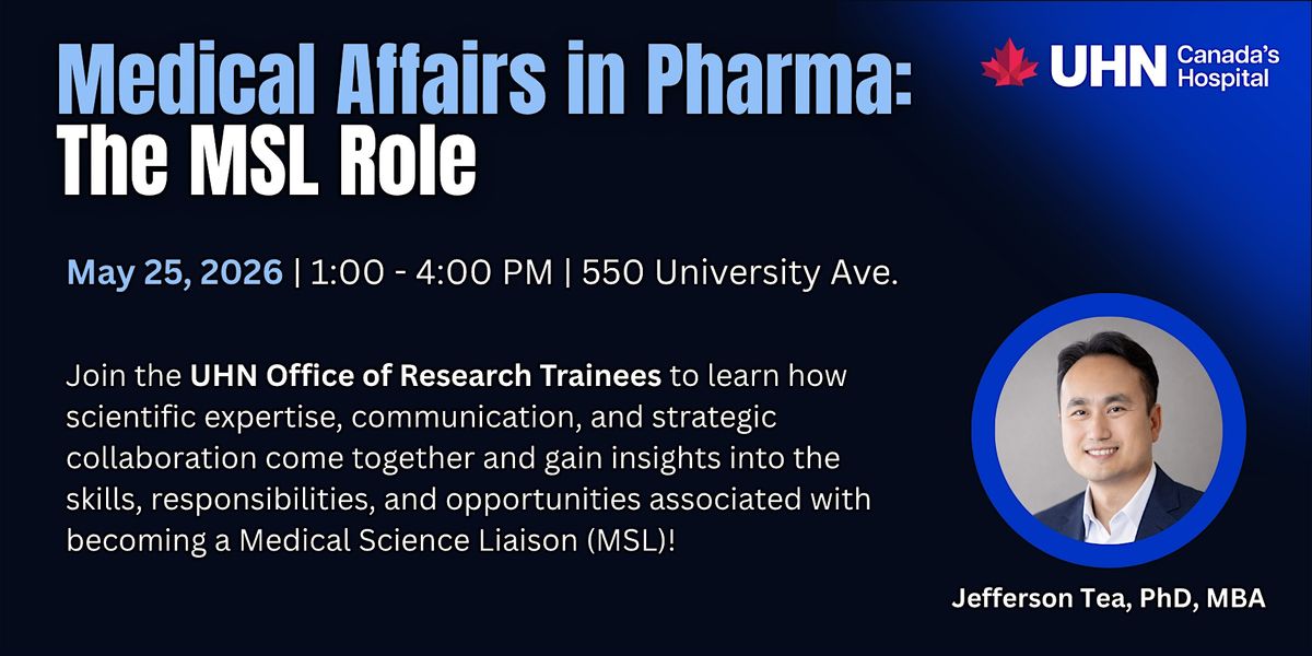 Medical Affairs in Pharma: The MSL Role