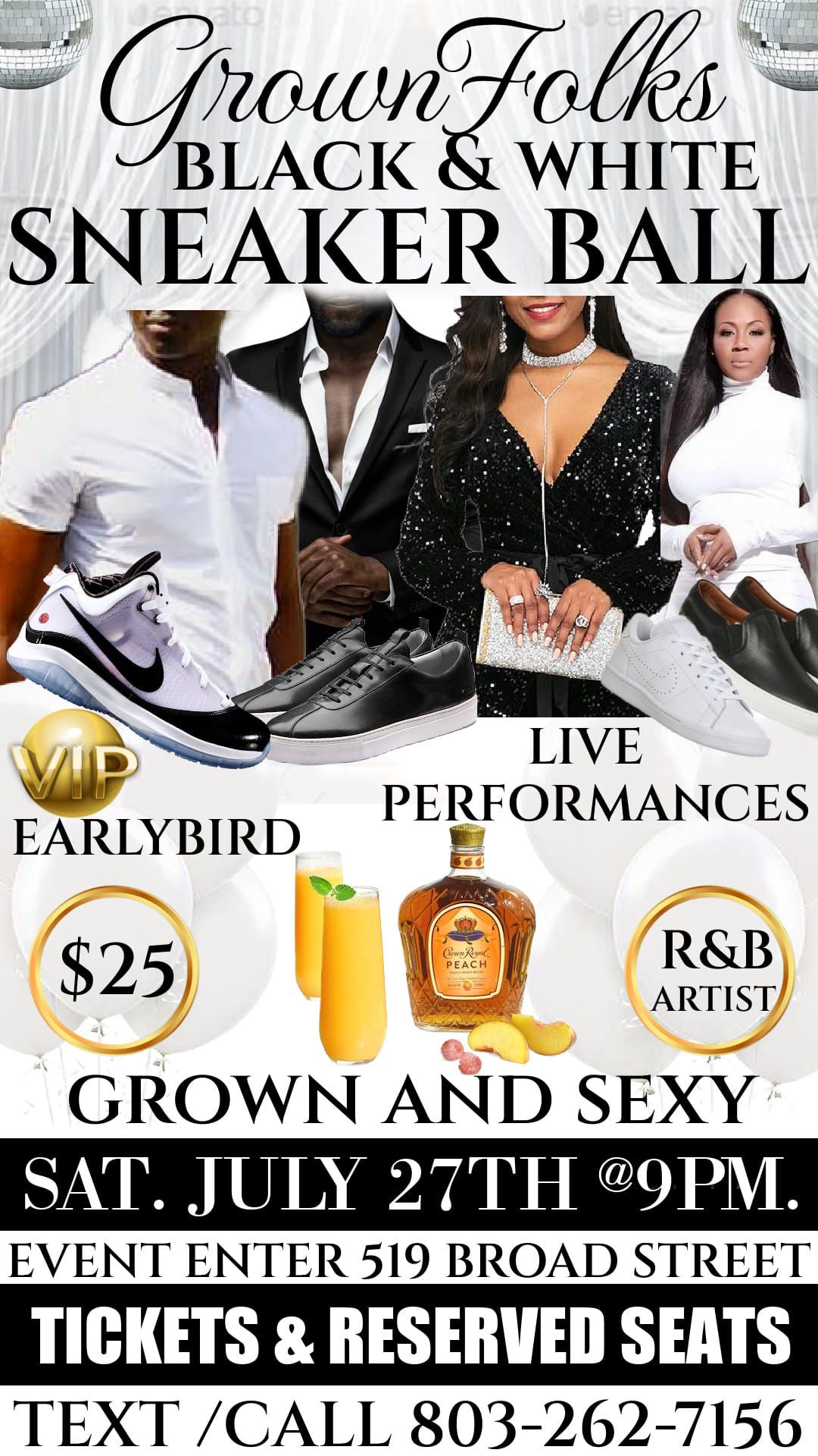 2ND ANNUAL GROWNFOLK'S BLACK AND WHITE SNEAKER BALL