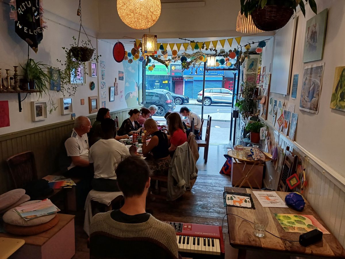 Monday Mindfulness art session at Milk CAFE