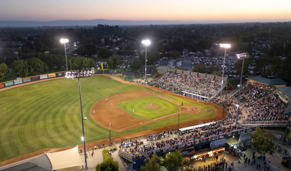 Parking Inland Empire 66ers at Modesto Nuts