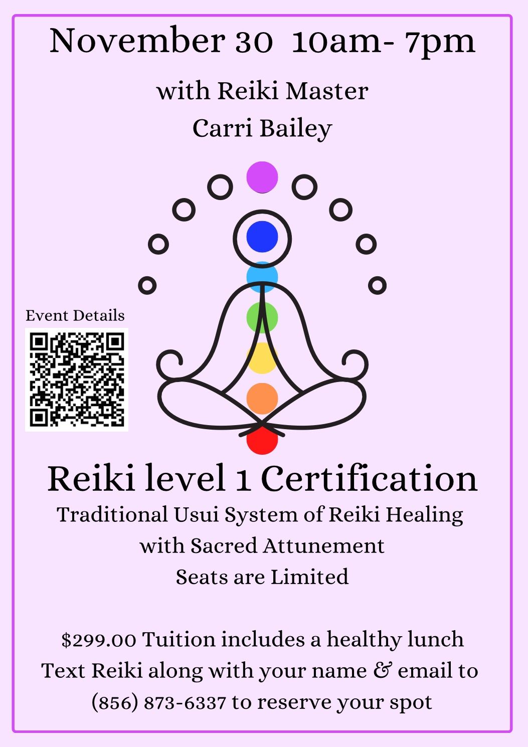 Usui Reiki Level 1 Certification