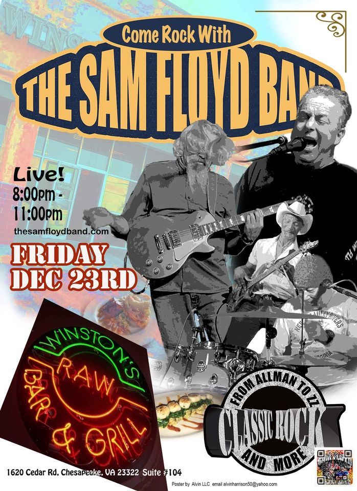 The Sam Floyd Band back at Winston's Raw Bar & Grill