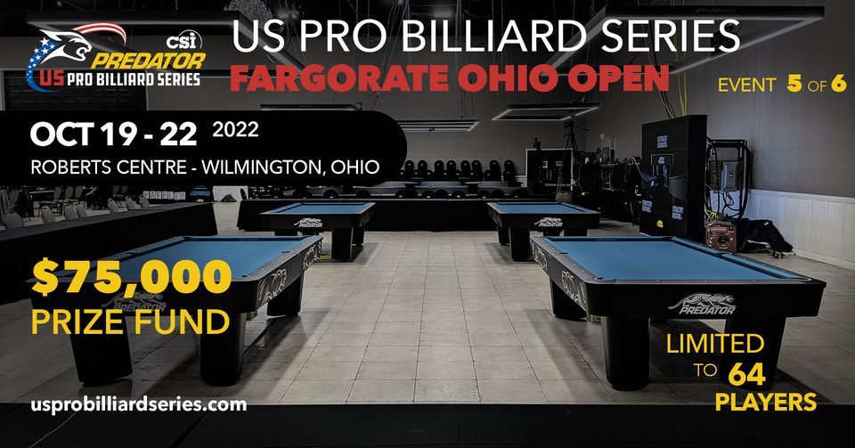 2022 US PRO BILLIARD SERIES - OHIO OPEN