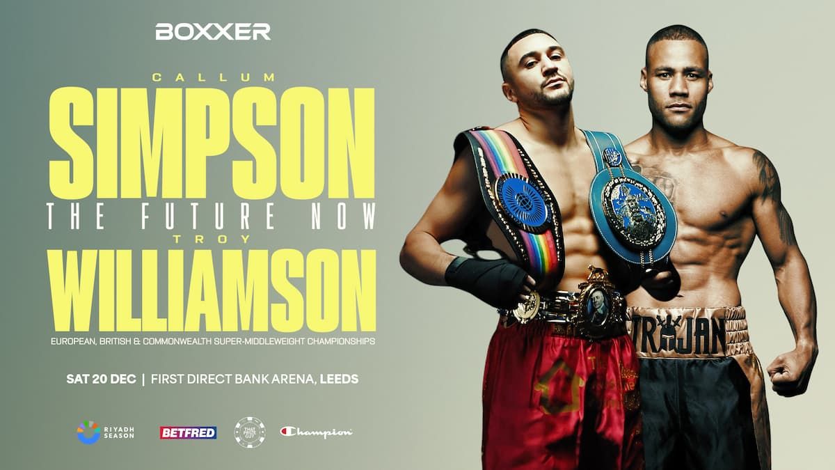 Callum Simpson vs Troy Williamson at First Direct Arena - Leeds