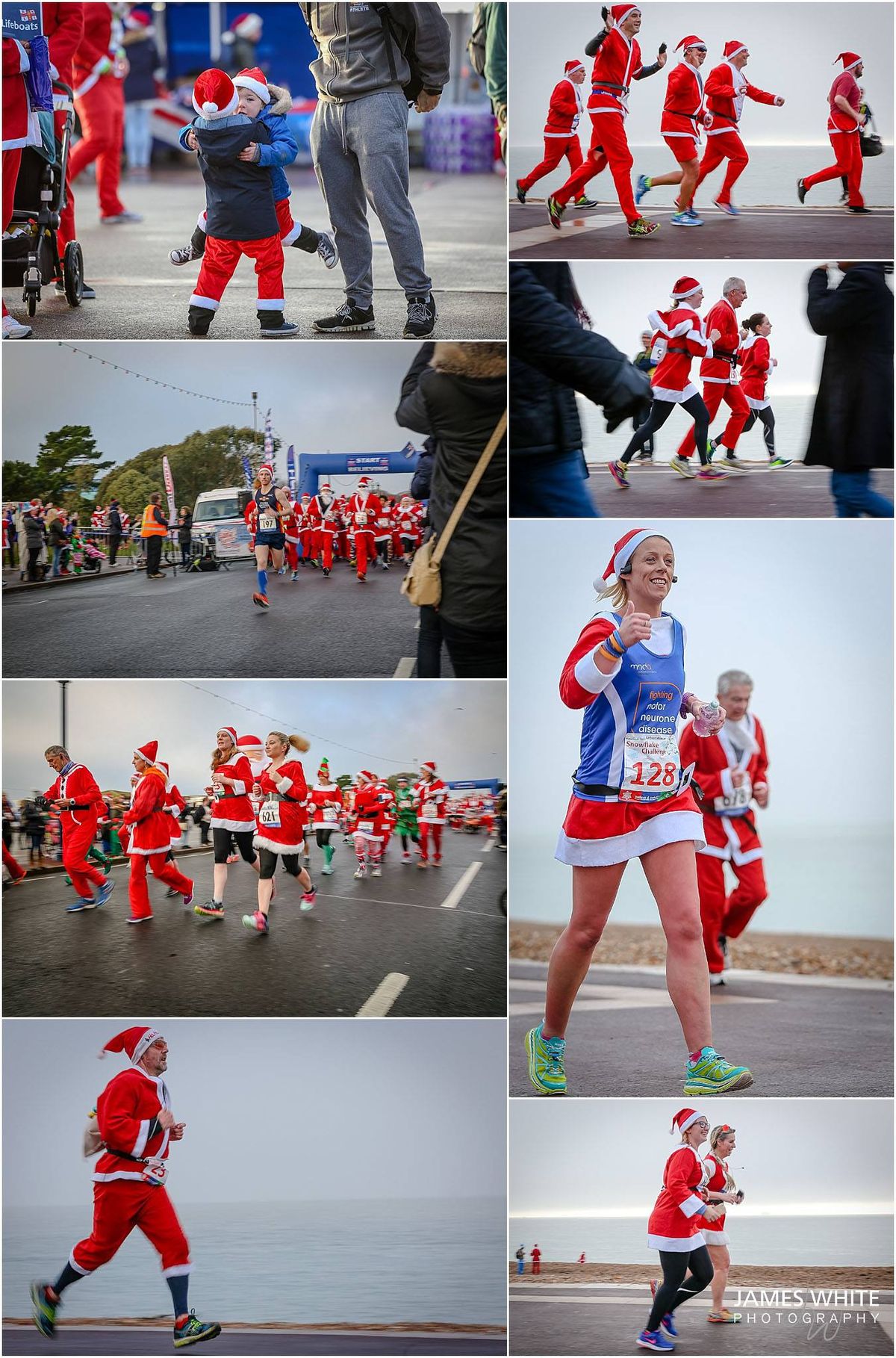 Southsea Santa Run. Turkey Trot