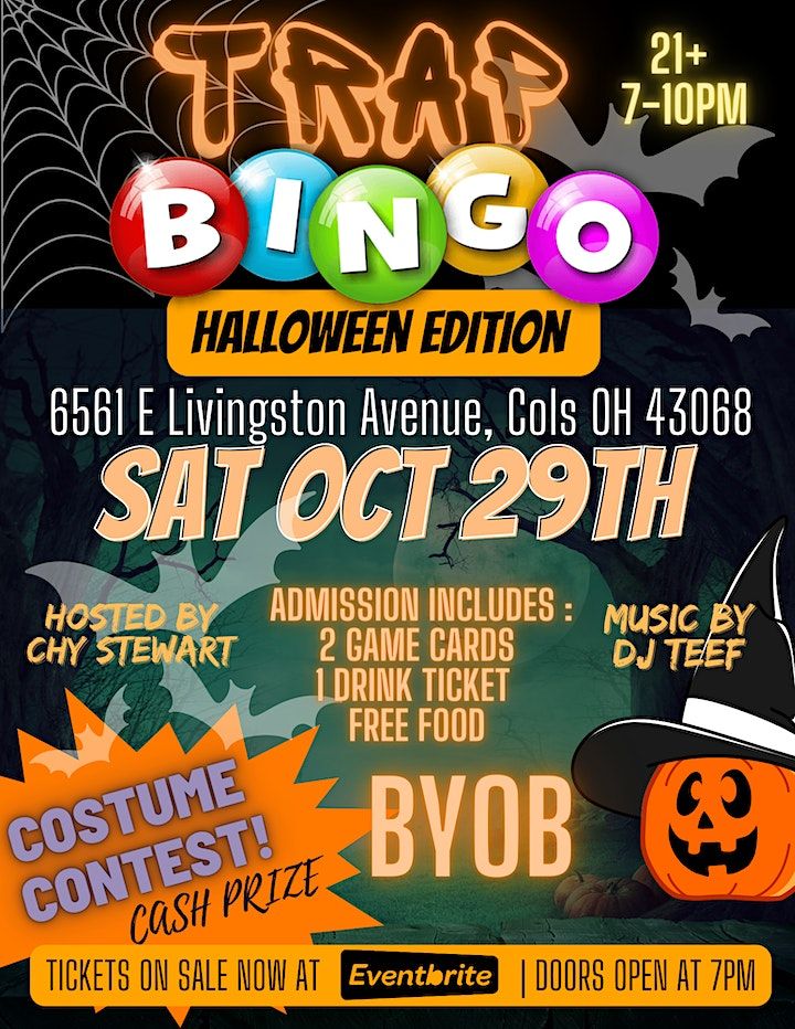 Trap Bingo Columbus! Halloween Edition, 6561 E Livingston Ave