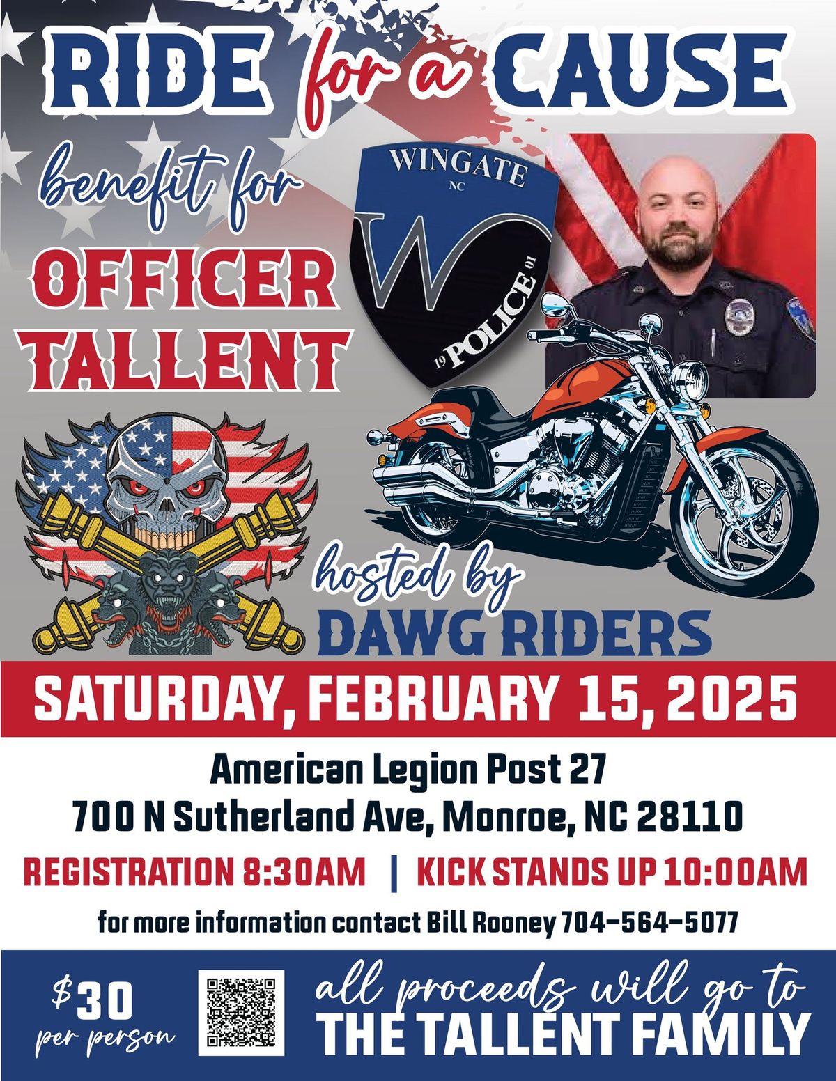 Ride For A Cause For Officer Tallent