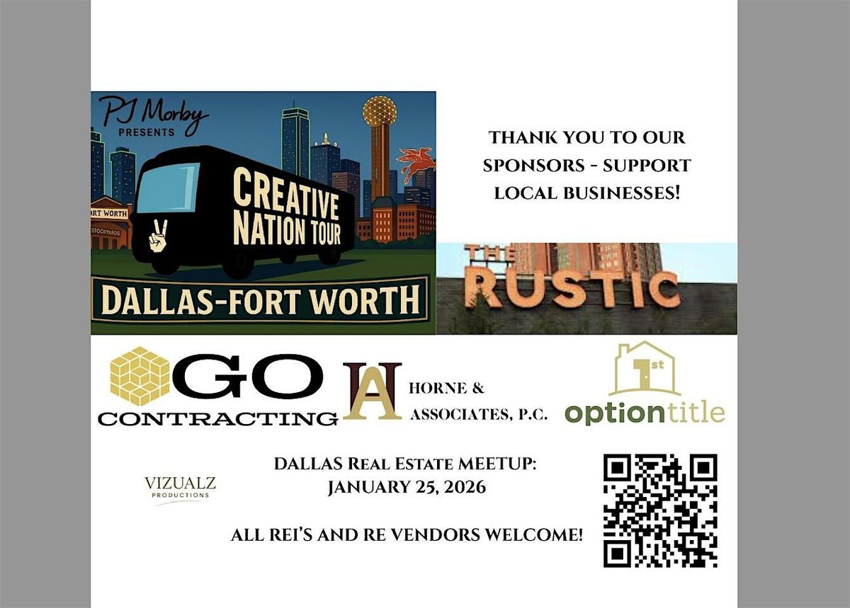 The DFW Creative Nation Tour: Ignite Your Vision with Pace Morby