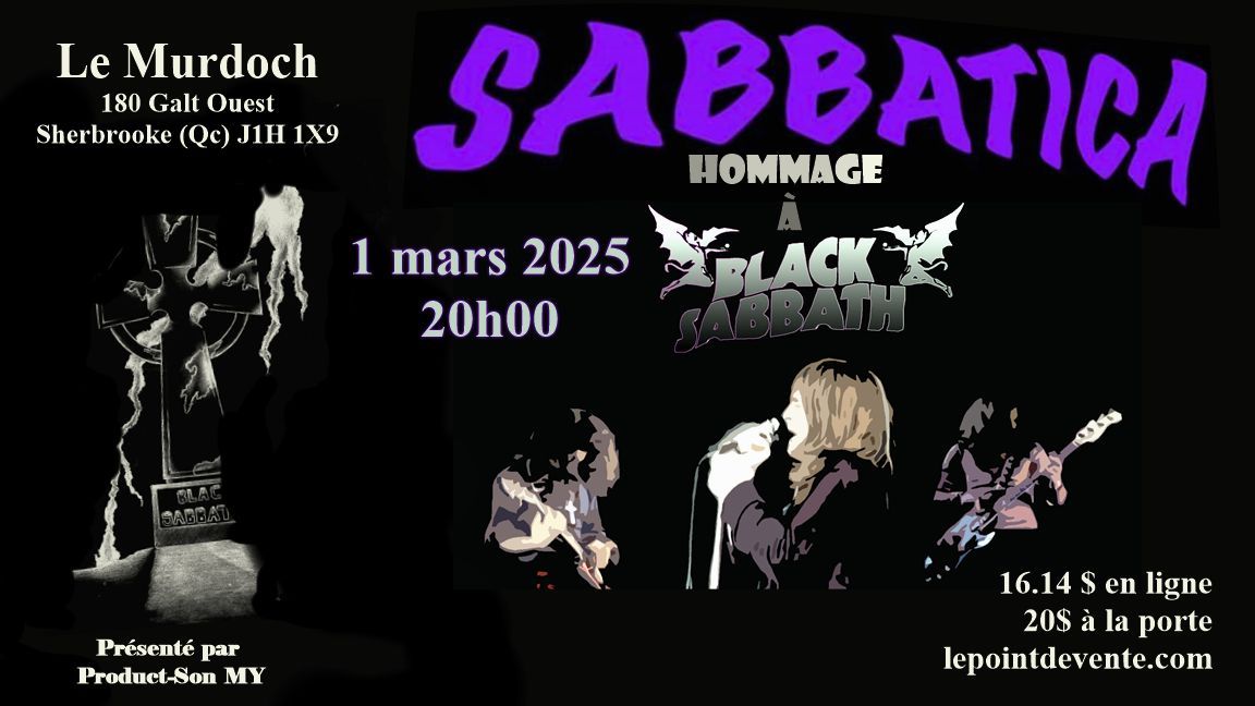 HOMMAGE A BLACK SABBATH (PAR SABBATICA) 