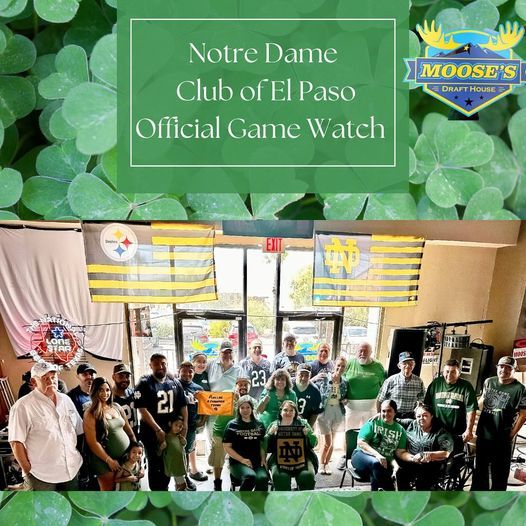 ND Club of El Paso- ND vs USC Club-Hosted Game Watch