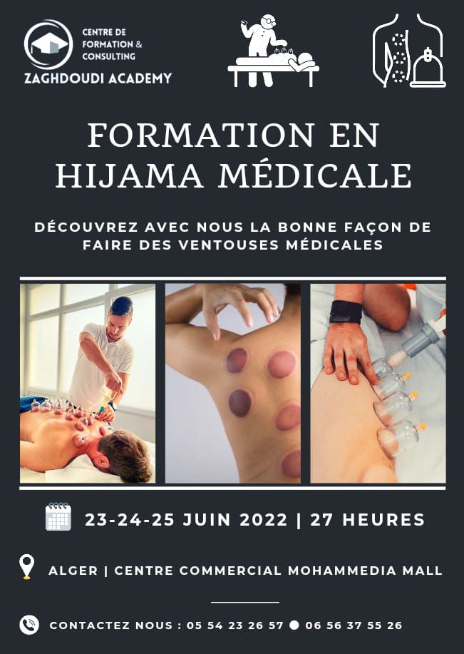 Formation Intensive et D\u00e9taill\u00e9e en M\u00e9decine_Des_Ventouse"Hijama M\u00e9dicale"