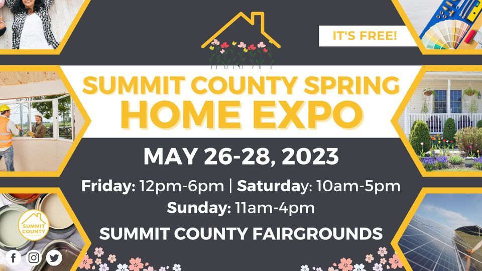 Summit County Spring Home Expo, May 2628, 2023, 1050 North Ave, Tallmadge, OH 442781045
