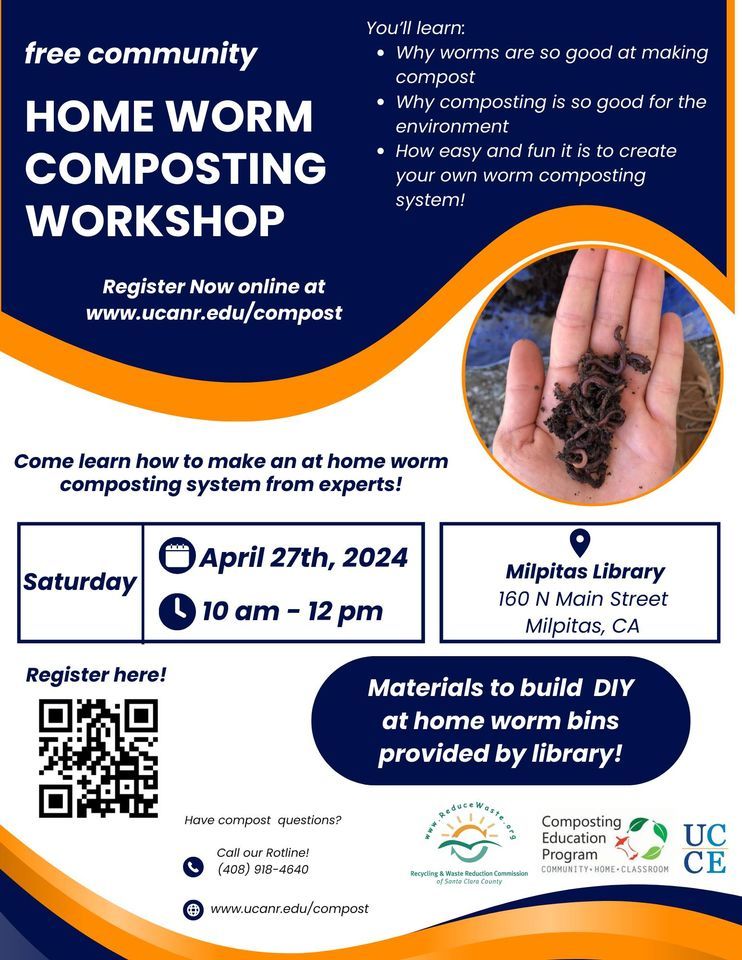 Worm Compost Workshop Milpitas Library