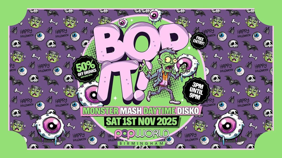 \ud83e\uddccMONSTER MASH DAYTIME DISKO 3PM-9PM FREE TICKETS - 1|11|25