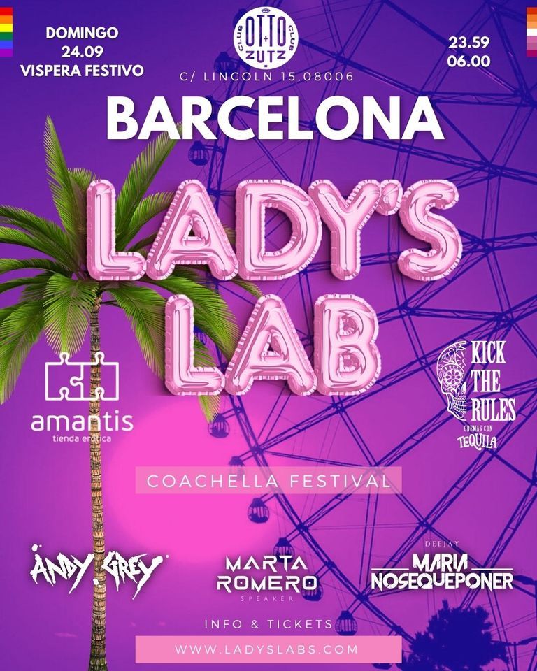Lady's Lab Barcelona tem\u00e1tica Coachella Festival