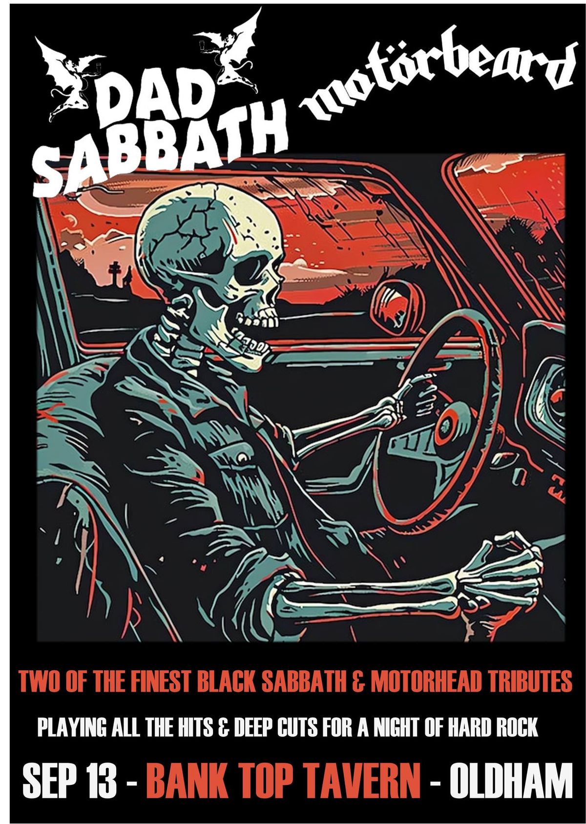 Dad Sabbath & Motorbeard Return to the Bank Top Tavern