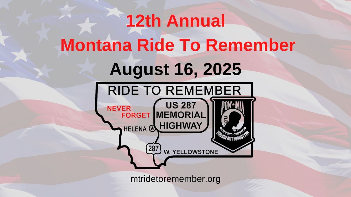 12th Annual Montana Ride to Remember