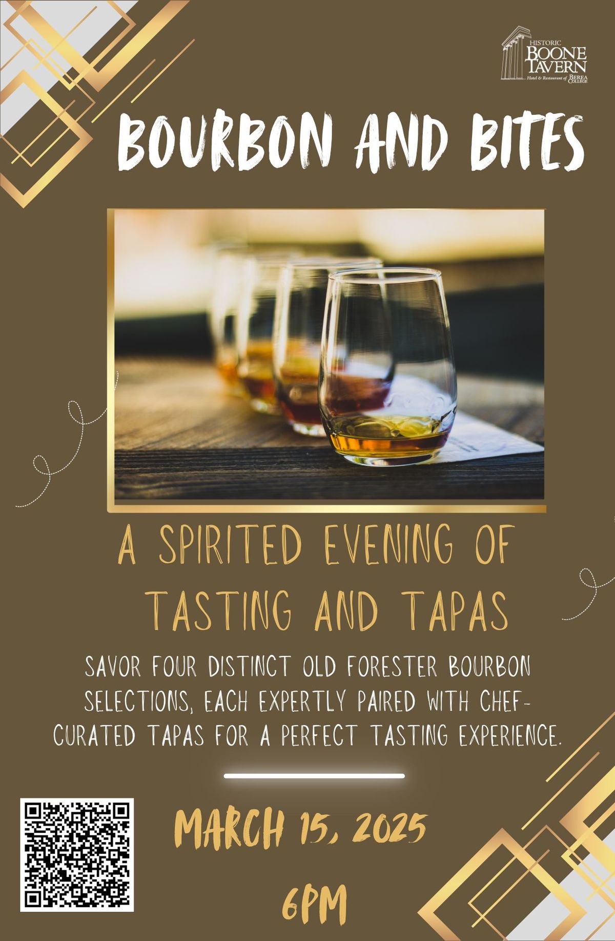 Bourbon and Bites: A Spirited Evening of Tasting and Tapas