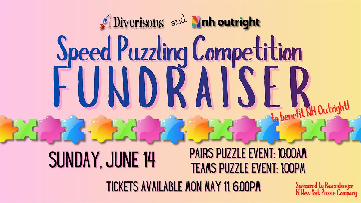 Speed Puzzling Competition (Fundraiser for NH Outright)