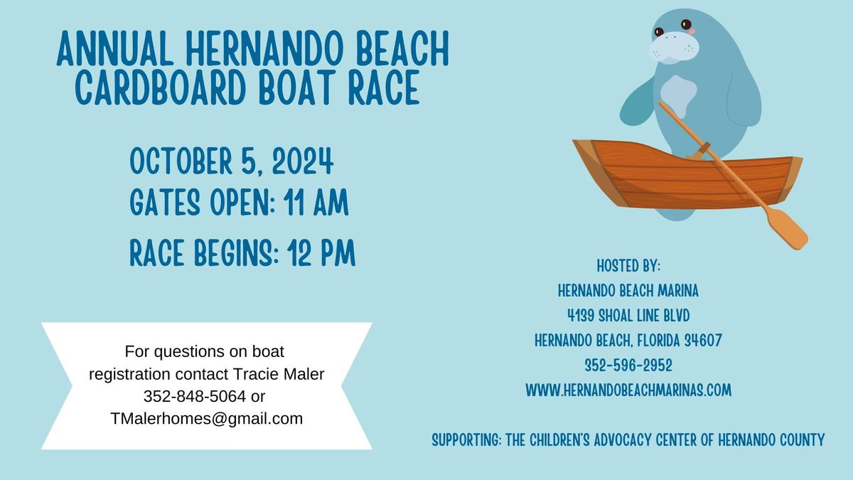 Annual Hernando Beach Cardboard Boat Race - Hernando Beach Marina