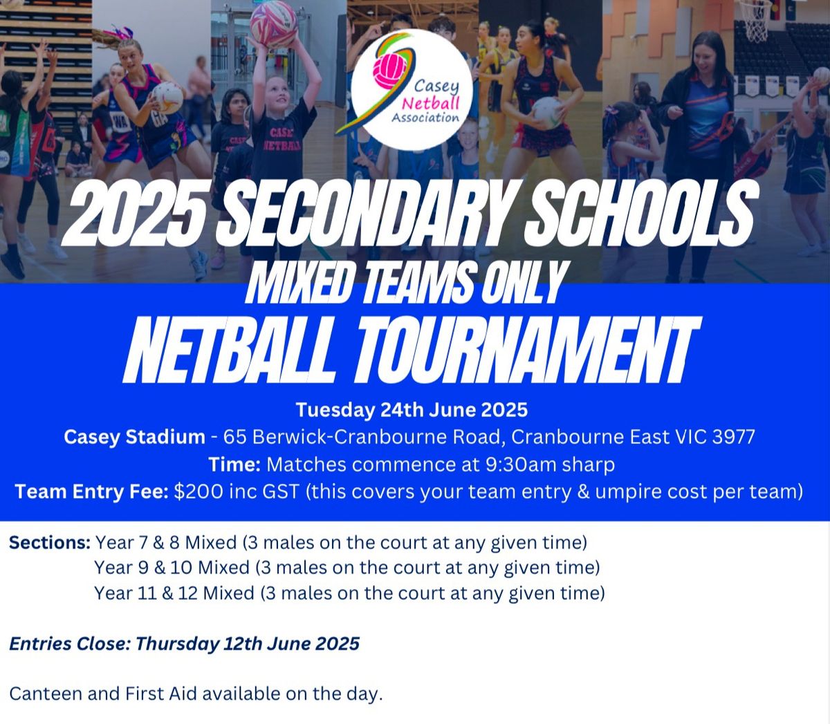 2025 Secondary Schools Mixed Tournament 