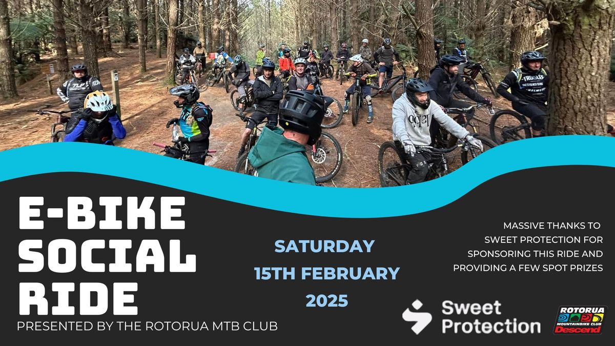 RMTBC E-Bike Social Ride Sponsored by Sweet Protection